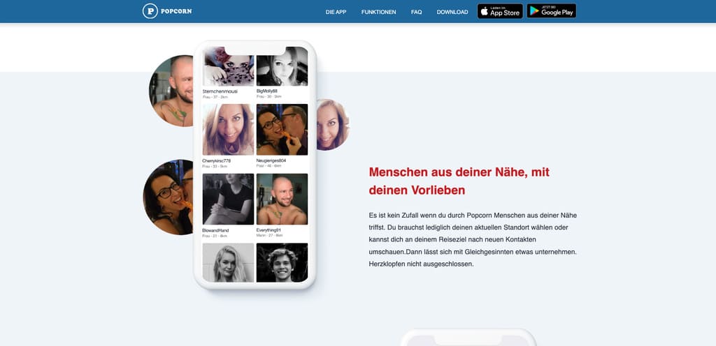 Auch die Plattform poppen.de hat eine eigene App entwickelt und auf POPCORN getauft