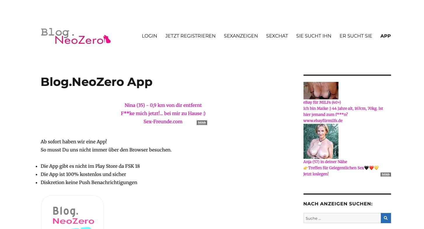 NeoZero ist eine empfehlenswerte Möglichkeit private WhatsApp Sex Chats zu finden