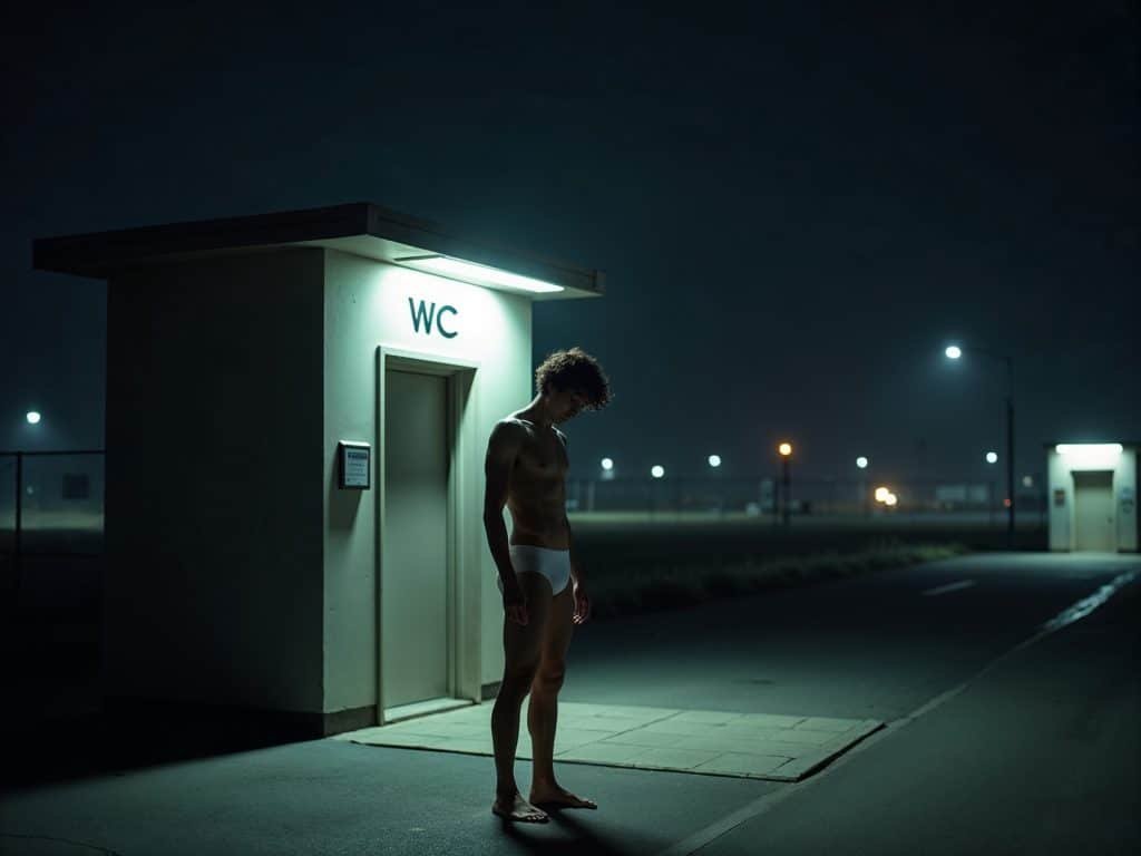 Auch das warten vor dem WC wird als Signal genutzt