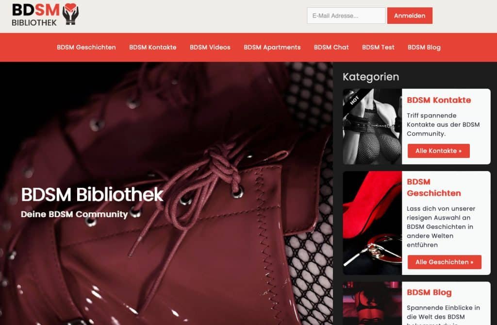 Die BDSM Bibliothek gehört zu den beliebtesten Seiten für kostenlose BDSM Geschichten
