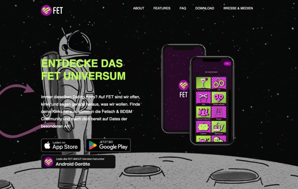 Die FET App ist die Handy-Version von fetisch.de, wo du deine sexuellen Vorlieben ausleben kannst