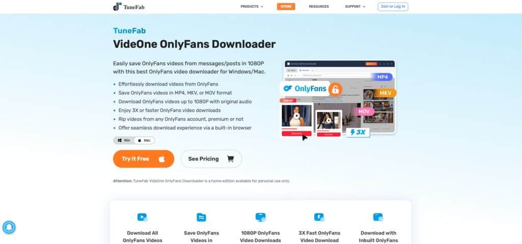 Mit TuneFab kannst du OnlyFans Videos sogar in 4K runterladen